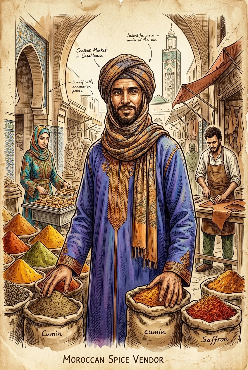Casablanca, Morocco — 图书封面 — Wonder Travel