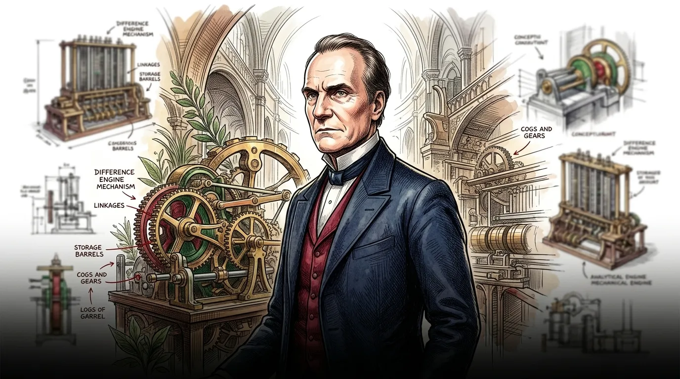 Charles Babbage — 图书封面 — Wonder People