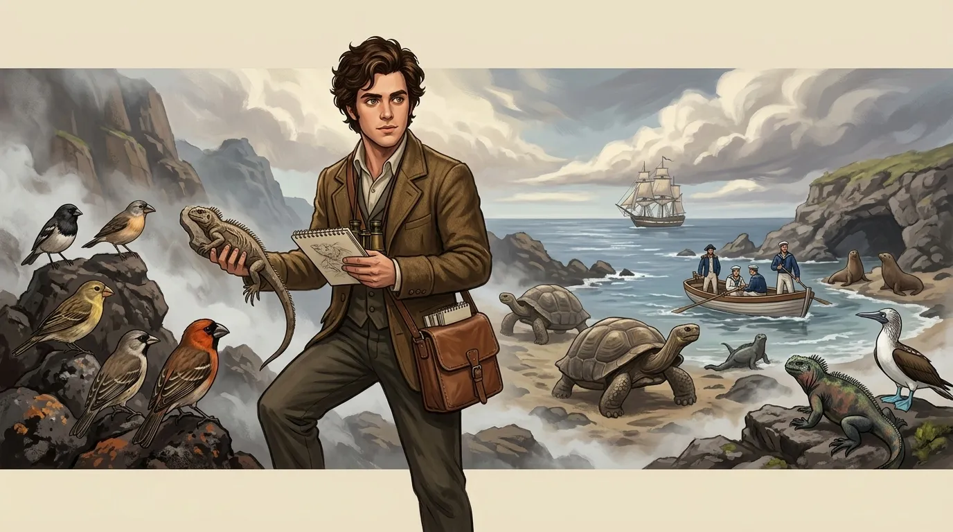 Charles Darwin — 图书封面 — Wonder Science