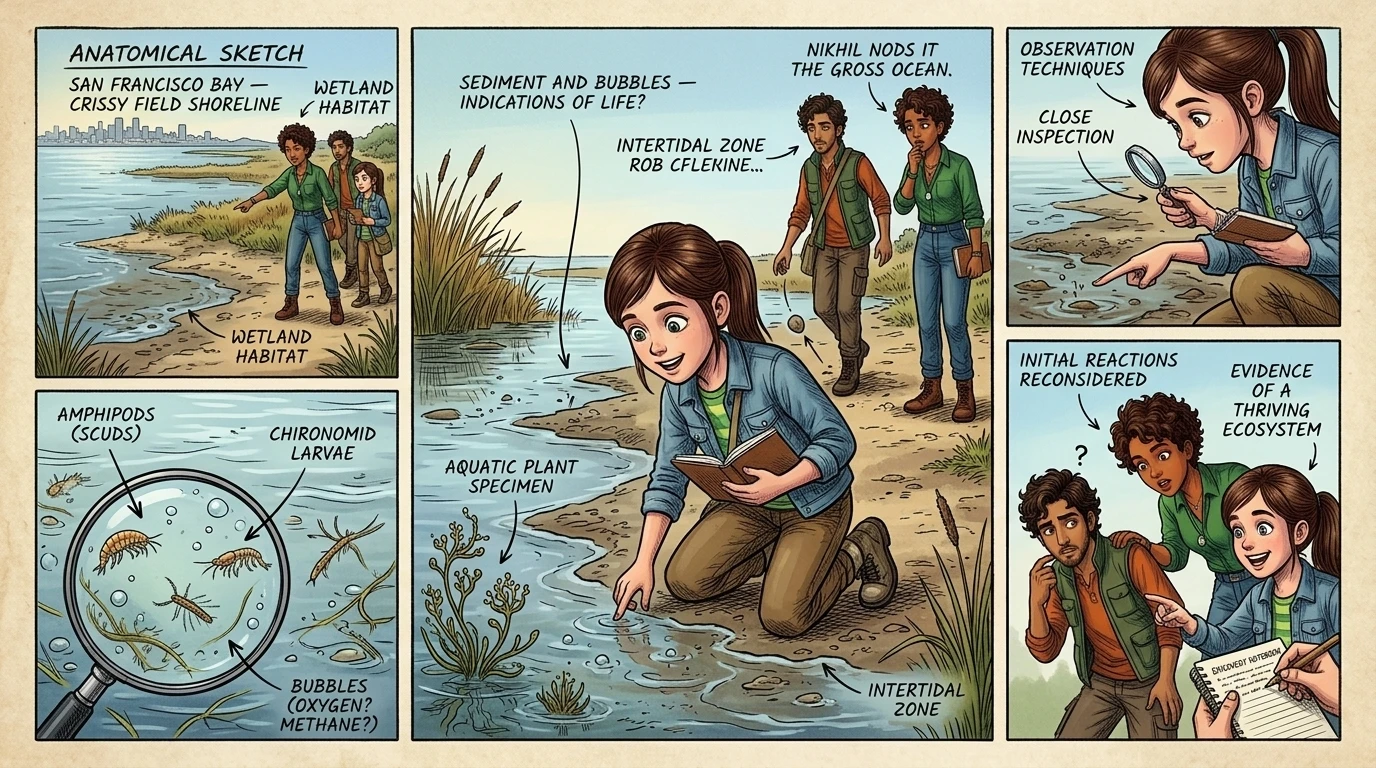 "It's probably just the gross ocean," Nikhil said, kicking a loose pebble. "It's only a bunch of salty water, right?" Makena nodded in agreement, but Valentina… "It's probably just the gross ocean," Nikhil said, kicking a loose pebble. "It's only a bunch of salty water, right?" Makena nodded in agreement, but Valentina…
