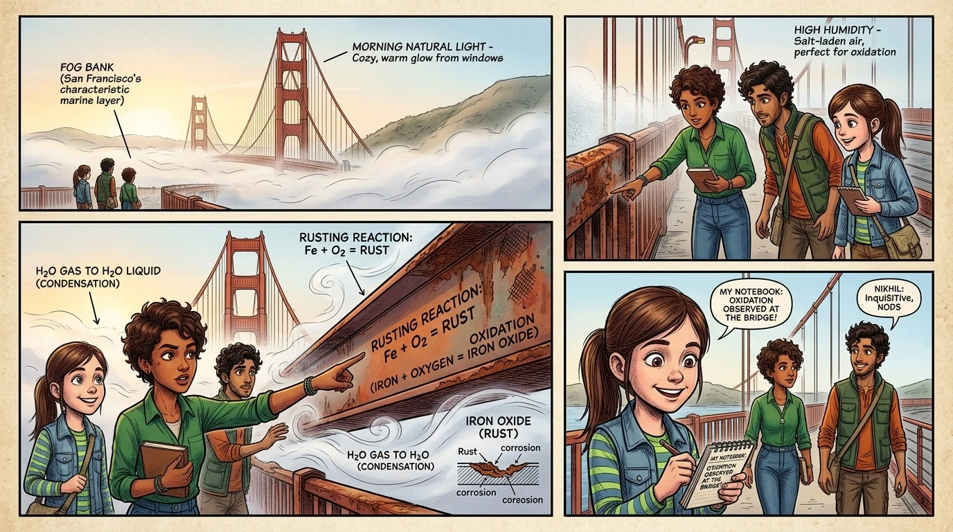"Exactly!" Valentina beamed. Makena pointed a finger toward the Golden Gate Bridge, now more visible through the thinning fog. "Exactly!" Valentina beamed. Makena pointed a finger toward the Golden Gate Bridge, now more visible through the thinning fog.