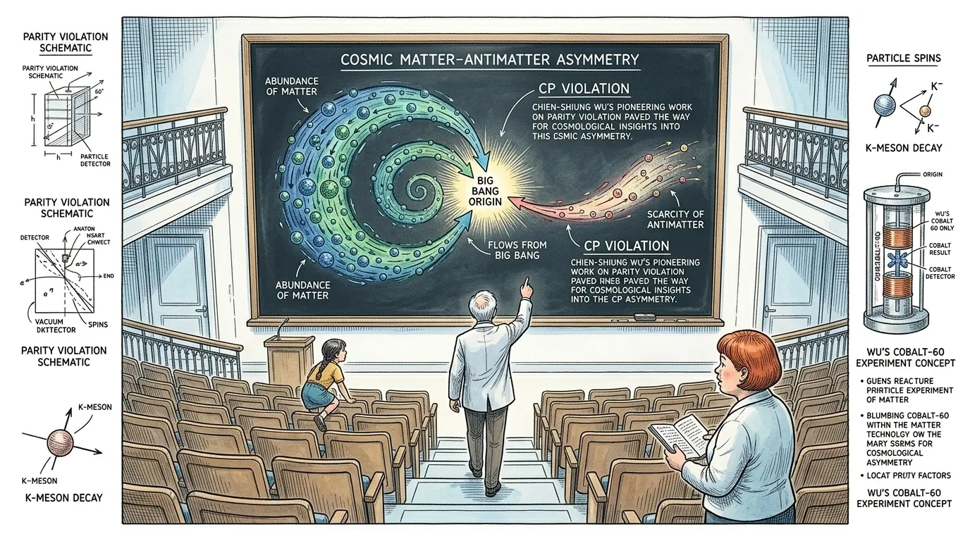 宇称不守恒的发现为粒子物理学开辟了新的研究途径。它使人们对弱力及其在宇宙中的作用有了更深入的理解。物理学家们开始探索其他对称性及其潜在的破缺。 宇称不守恒的发现为粒子物理学开辟了新的研究途径。它使人们对弱力及其在宇宙中的作用有了更深入的理解。物理学家们开始探索其他对称性及其潜在的破缺。