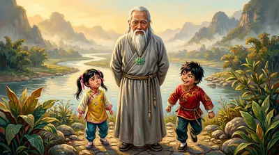 “和谐之石？我们该从何说起呢？”梅问道，声音里带着一丝担忧。老妇人会心一笑。“沿着河走到低语瀑布。在那里，你会找到一条线索。