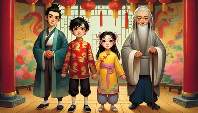当他们解读石刻时，一阵刺骨的寒风吹过洞穴。一个身影从阴影中浮现，身披黑袍，脸隐藏在兜帽下。“你们在找和谐之石？”他嘶嘶地说，声音像砂砾般粗糙。