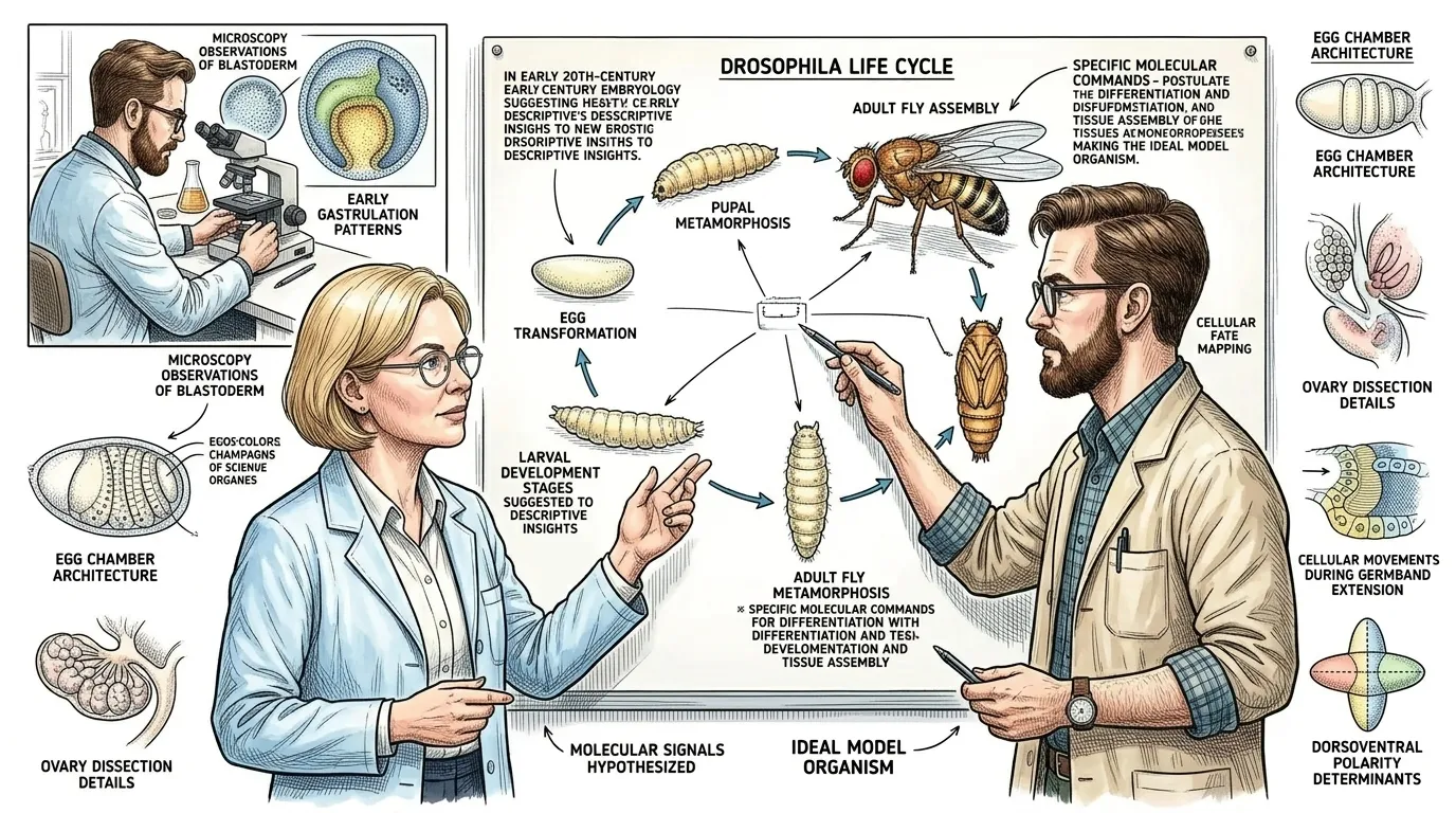几个世纪以来，一个简单的卵子如何转变为复杂的生物，一直是生物学中最深奥的谜团之一。二十世纪早期的胚胎学为形态变化提供了描述性的见解，但缺乏对潜在指令…