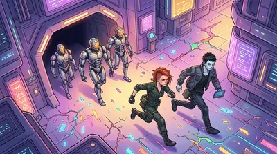 They sprinted towards the tunnel. The Reapers, cyborg enforcers of the system, emerged from the shadows. Their metallic bodies glinted under the emergency… They sprinted towards the tunnel. The Reapers, cyborg enforcers of the system, emerged from the shadows. Their metallic bodies glinted under the emergency…