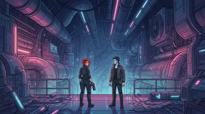 Deeper in the tunnel, Kai felt lost. "Which way do we go?" he asked, his voice echoing in the dark. Rina shook her head. "I don't know... Deeper in the tunnel, Kai felt lost. "Which way do we go?" he asked, his voice echoing in the dark. Rina shook her head. "I don't know...