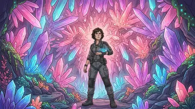 Elara activated her wrist console. The fragmented map flickered to life. Each step was a gamble in this labyrinth. She had to find a way out, to escape the…