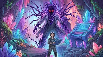 Suddenly, Silas materialized before her. Not as a hologram, but as a physical manifestation of corrupted energy. His form flickered, unstable, but undeniably…