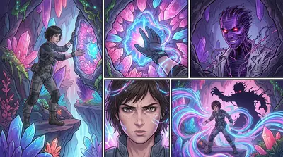 Silas arrived, his form now fully solidified, a grotesque parody of his former self. "You can't win, Elara!" he sneered.