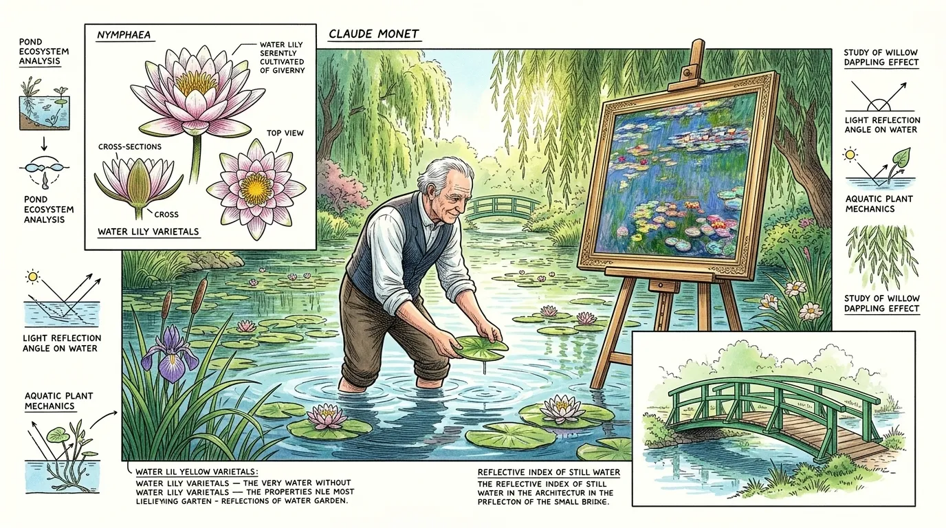 关键的转折点到来了。到了十八世纪八十年代末和二十世纪初，莫奈的作品，以及整个印象派，都获得了国际赞誉。这使他得以在法国吉维尼建立起他最终的艺术圣地。