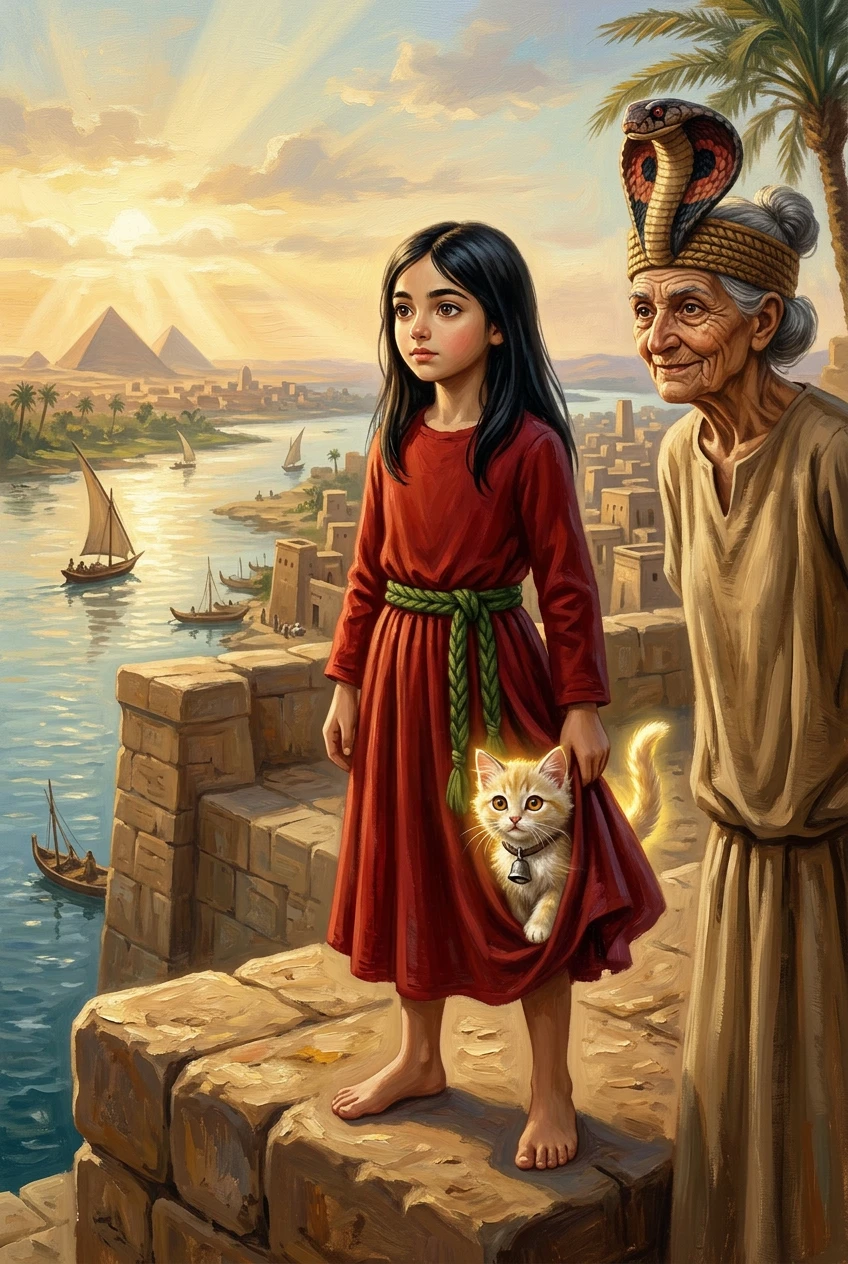克利奥帕特拉的小猫与尼罗河探险 — 图书封面 — Wonder Books
