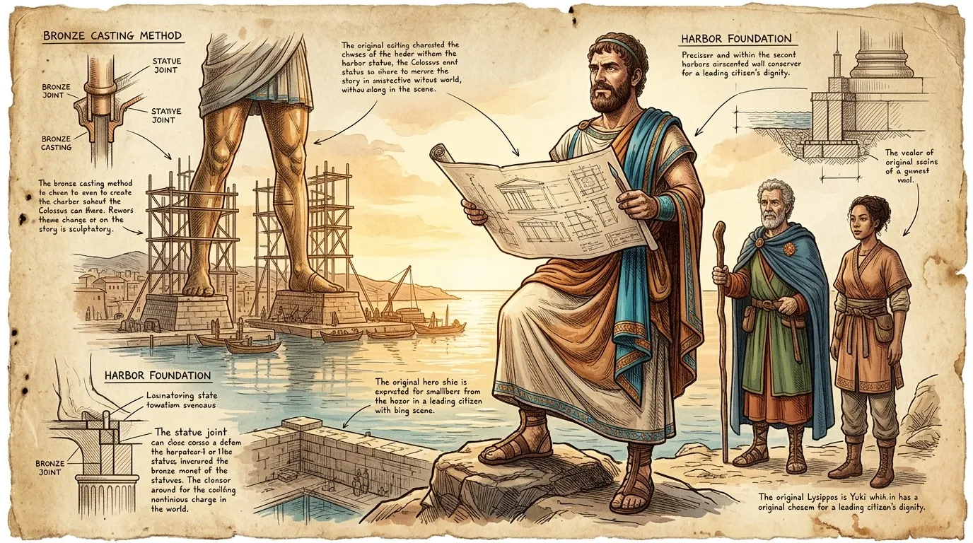 Colossus of Rhodes by Chares of Lindos (Rhodes, Greece — 280 BC) — book cover — Wonder Arts Colossus of Rhodes by Chares of Lindos (Rhodes, Greece — 280 BC) — book cover — Wonder Arts