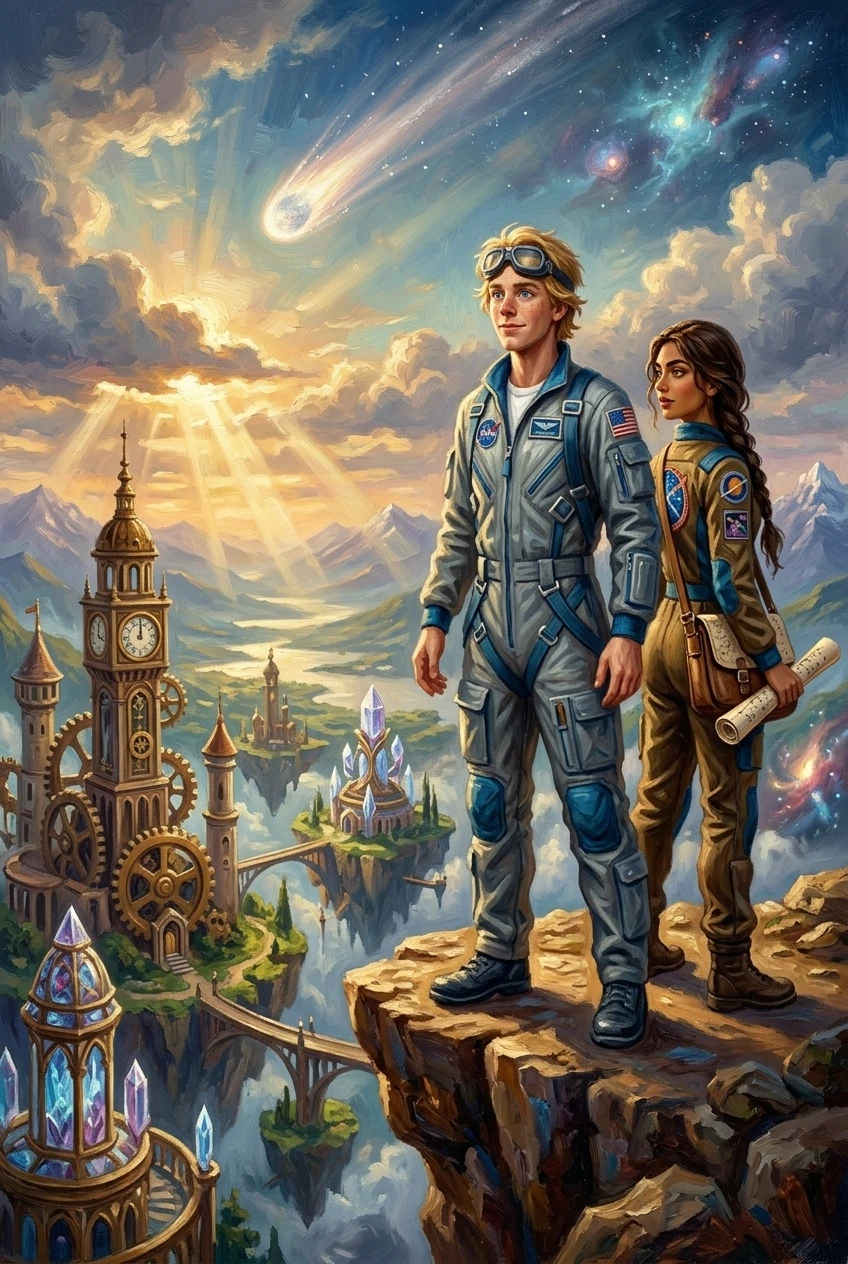 彗星发条王国的旋律 — 图书封面 — Wonder Books