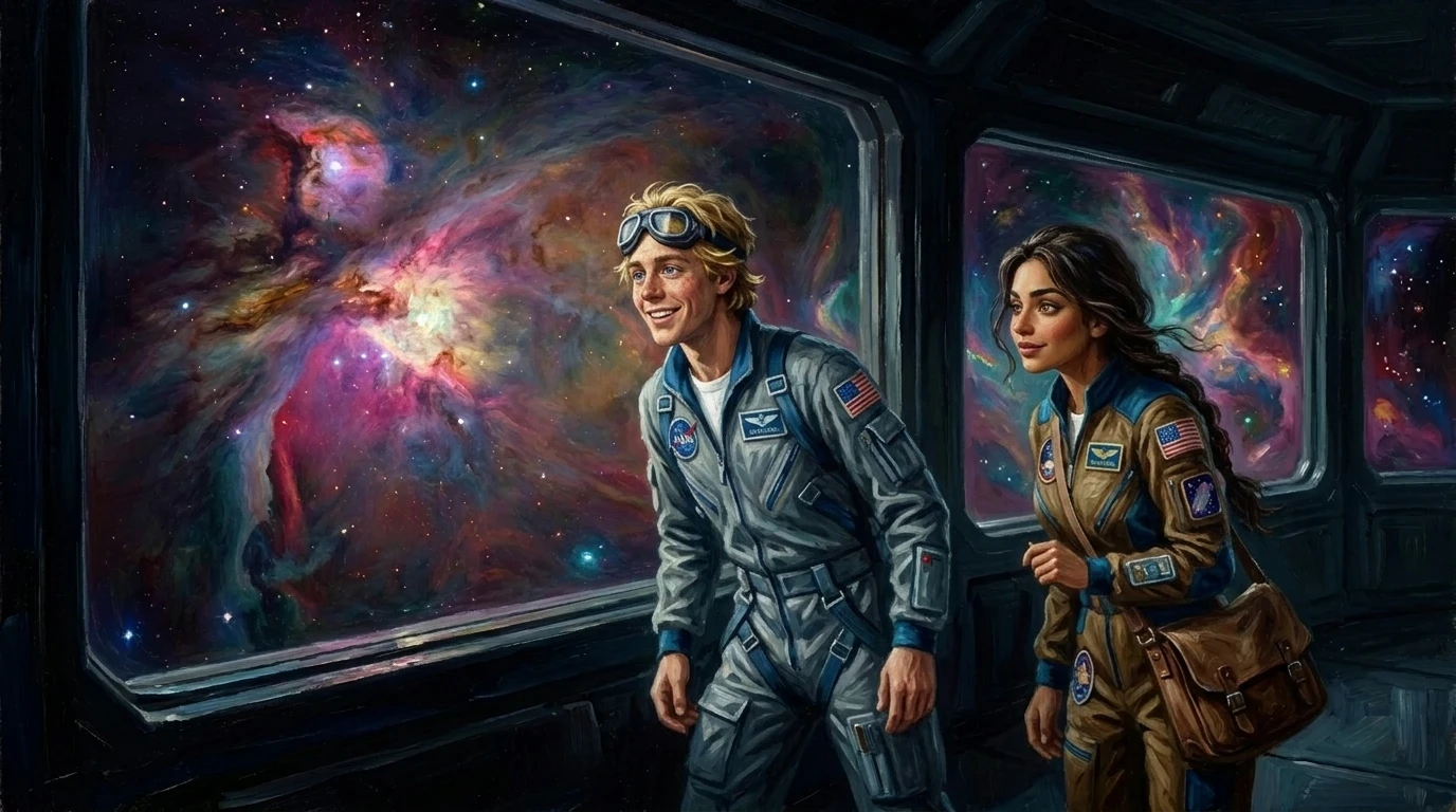 回到空间站,亚当和索尼娅带着全新的敬意凝视着糖果星云。“所以,引力可能不是处处有效,但旋律是吗?”索尼娅问道。亚当咧嘴一笑,调整了一下护目镜。 回到空间站,亚当和索尼娅带着全新的敬意凝视着糖果星云。“所以,引力可能不是处处有效,但旋律是吗?”索尼娅问道。亚当咧嘴一笑,调整了一下护目镜。