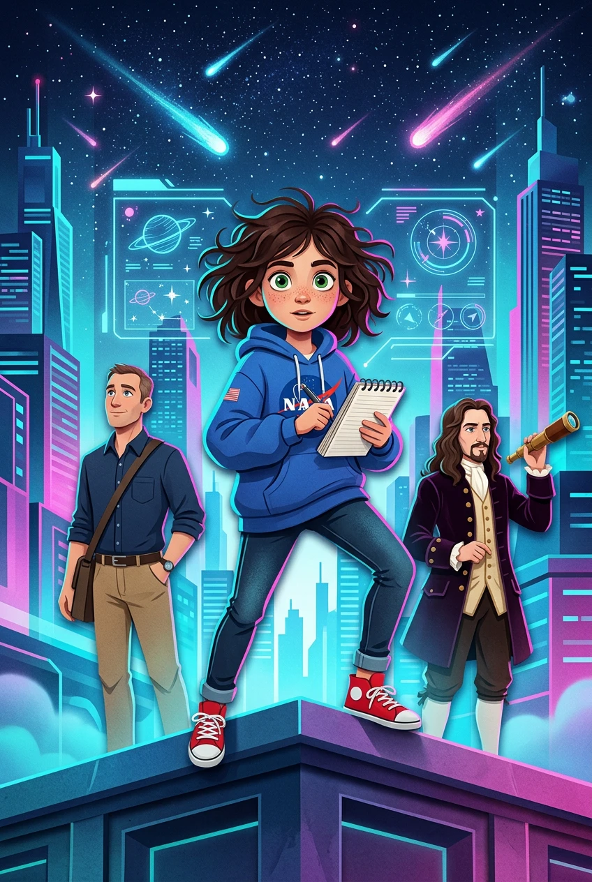 彗星与流星雨 — 图书封面 — Wonder Books