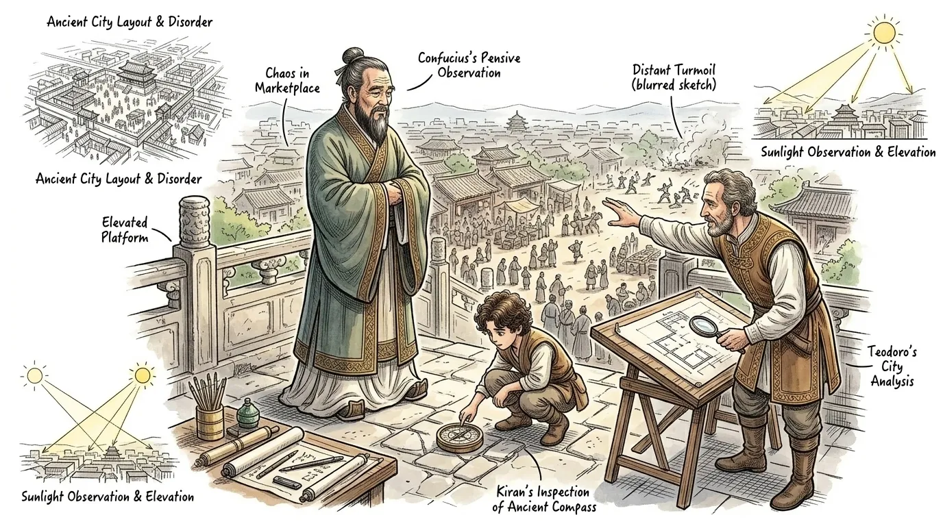 孔子,又名孔丘,生活在春秋时期(约公元前七七一年至公元前四七六年),那是中国政治分裂和社会动荡的时代。周朝的权威已经削弱,导致战乱不断和道德沦丧。 孔子,又名孔丘,生活在春秋时期(约公元前七七一年至公元前四七六年),那是中国政治分裂和社会动荡的时代。周朝的权威已经削弱,导致战乱不断和道德沦丧。
