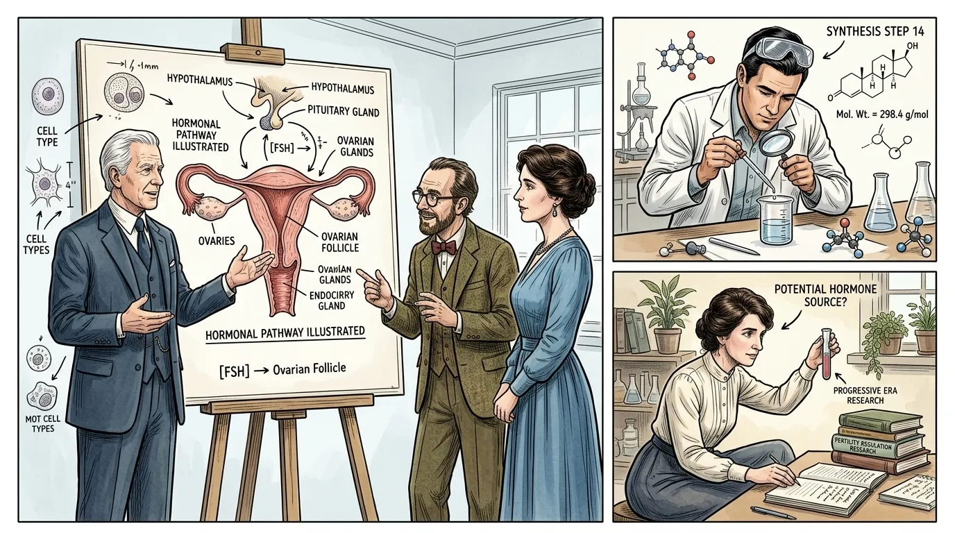 避孕药的突破性机制在于它能够模拟怀孕的荷尔蒙状态。通过提供合成孕激素，通常与雌激素结合，避孕药向身体发出信号，表明身体已经怀孕，从而有效地“欺骗”了…