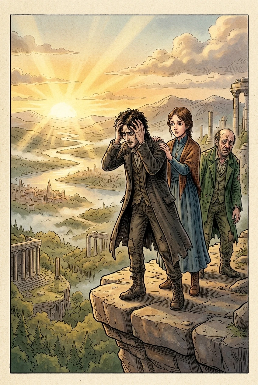 Crime and Punishment — 图书封面 — Wonder Novels