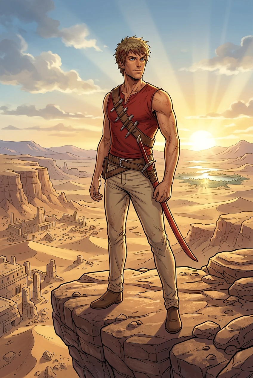 Crimson Bonds: Echoes of the Blade — 图书封面 — Wonder Comics