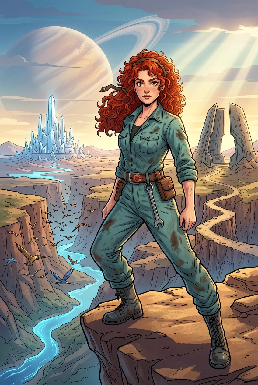 Crimson Comet and the Courageous Crew — 图书封面 — Wonder Comics