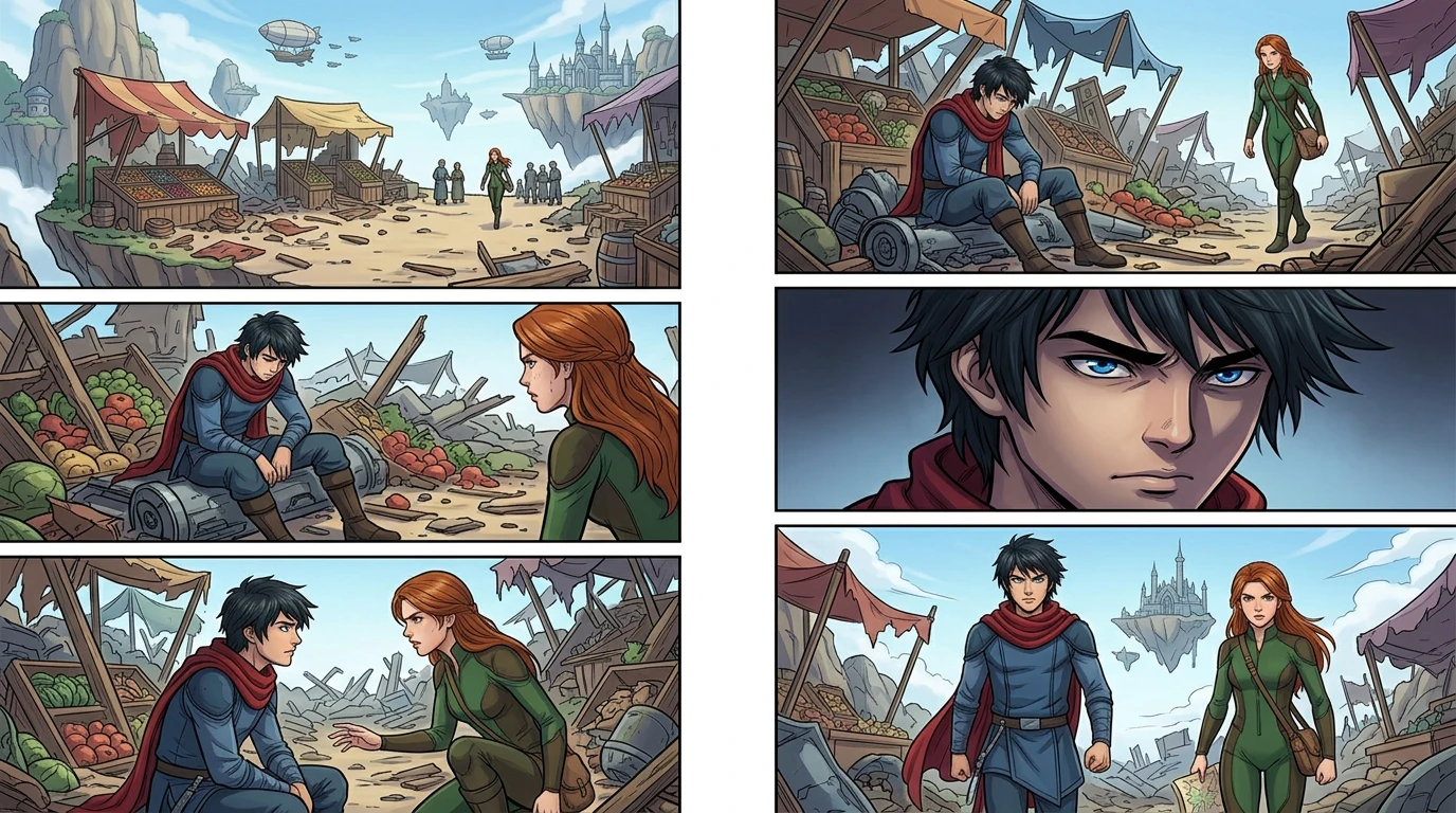 Crimson Comet: Friends Until the End — page 10 illustration — Wonder Comics