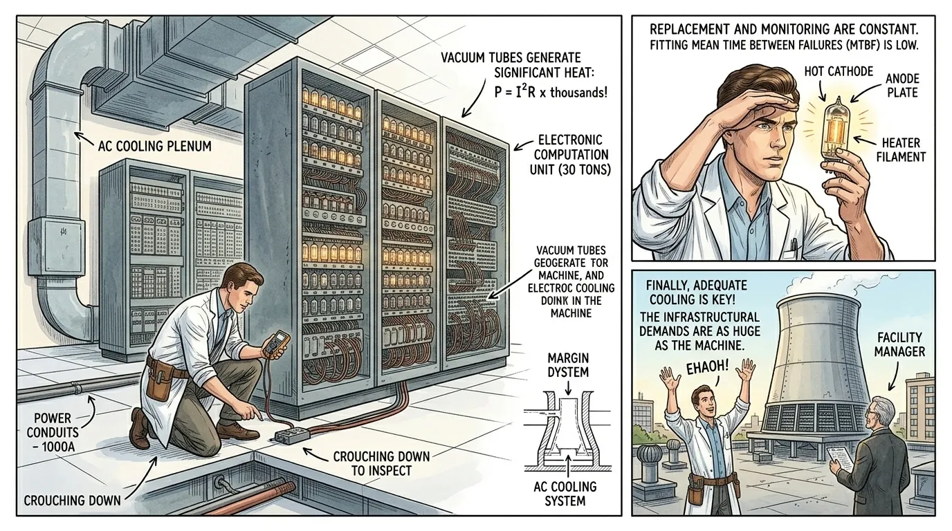 二十世纪中叶,电子计算机(如ENIAC和UNIVAC)的出现标志着处理能力上的范式转变。这些庞大的机器常常占据整个房间,用真空管取代了机械齿轮,极大… 二十世纪中叶,电子计算机(如ENIAC和UNIVAC)的出现标志着处理能力上的范式转变。这些庞大的机器常常占据整个房间,用真空管取代了机械齿轮,极大…