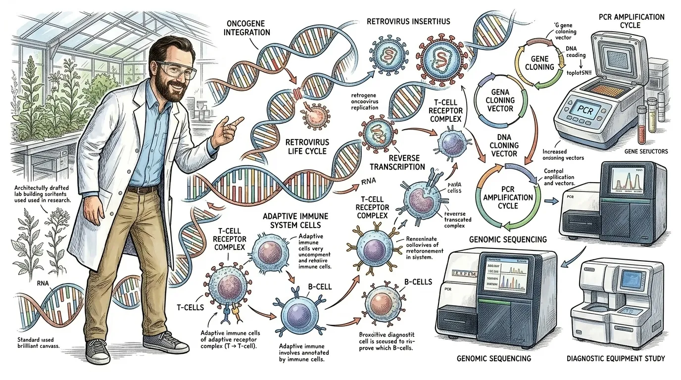 大卫·巴尔的摩对科学的深远影响远不止共同发现了逆转录酶。他在致癌基因方面的开创性工作揭示了癌症的遗传基础,他对免疫学的基本贡献加深了我们对适应性免疫… 大卫·巴尔的摩对科学的深远影响远不止共同发现了逆转录酶。他在致癌基因方面的开创性工作揭示了癌症的遗传基础,他对免疫学的基本贡献加深了我们对适应性免疫…
