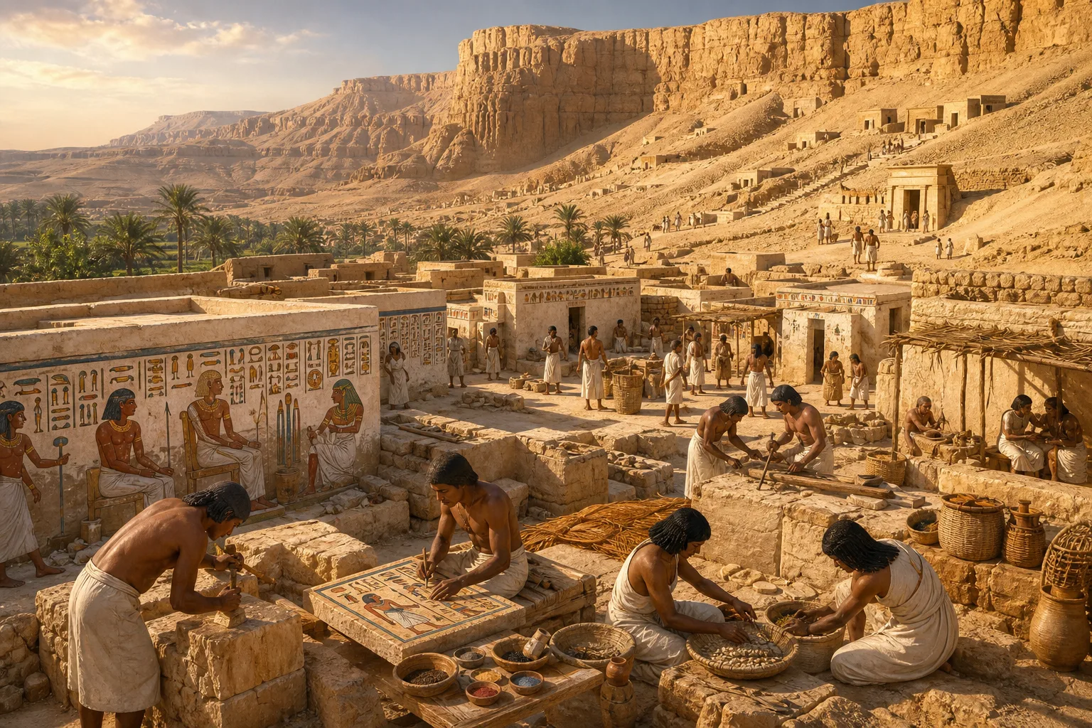 Deir el-Medina: The Village of the Tomb Builders — غلاف الكتاب — Wonder Egypt