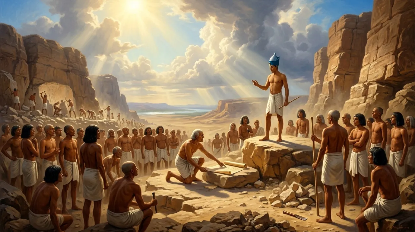 Around 1490 BC, a crisp morning wind carried the dust of fresh excavation through the newly designated Valley of the Kings.