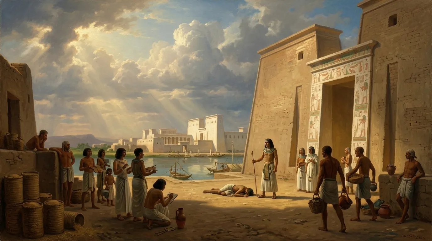 Centuries later, around 1280 BC, under the reign of Ramesses II, the administrative heart of the 'Place of Truth' was a place of constant scrutiny.