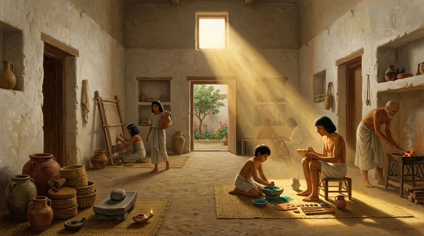 Within the ordered chaos of a scribe’s house in Deir el-Medina, around 1270 BC, Amennakht, the esteemed Scribe of the Tomb, a man in his early fifties with…