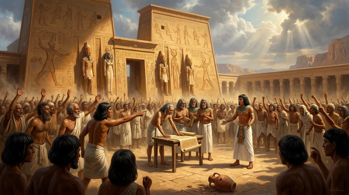 The morning of November 14, 1159 BC, broke not with the usual rhythm of chisels, but with an unprecedented silence from the Valley of the Kings.
