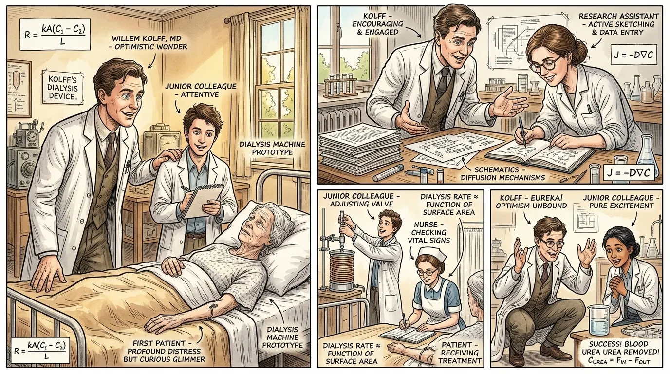 Dialysis Machine — page 1 illustration — Wonder Inventions