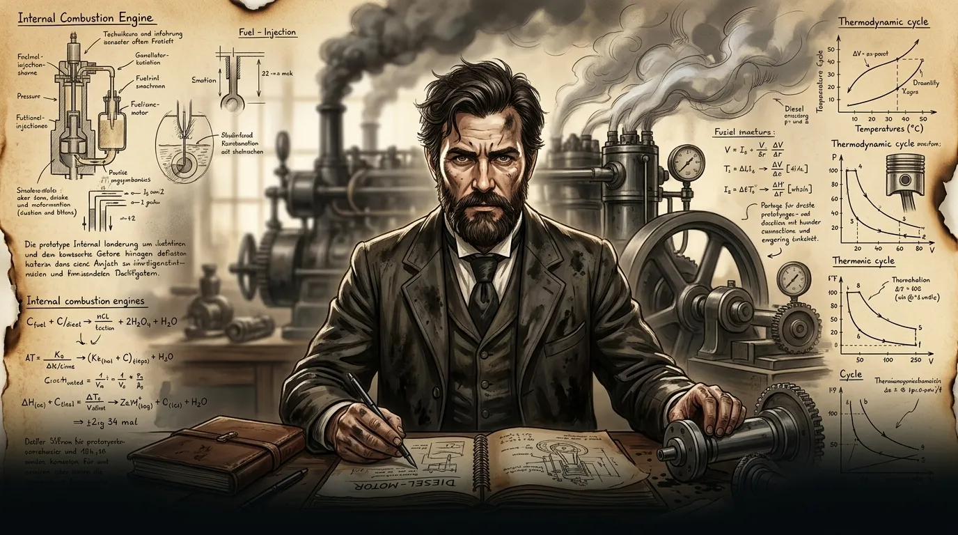 Diesel Engine — 图书封面 — Wonder Inventions