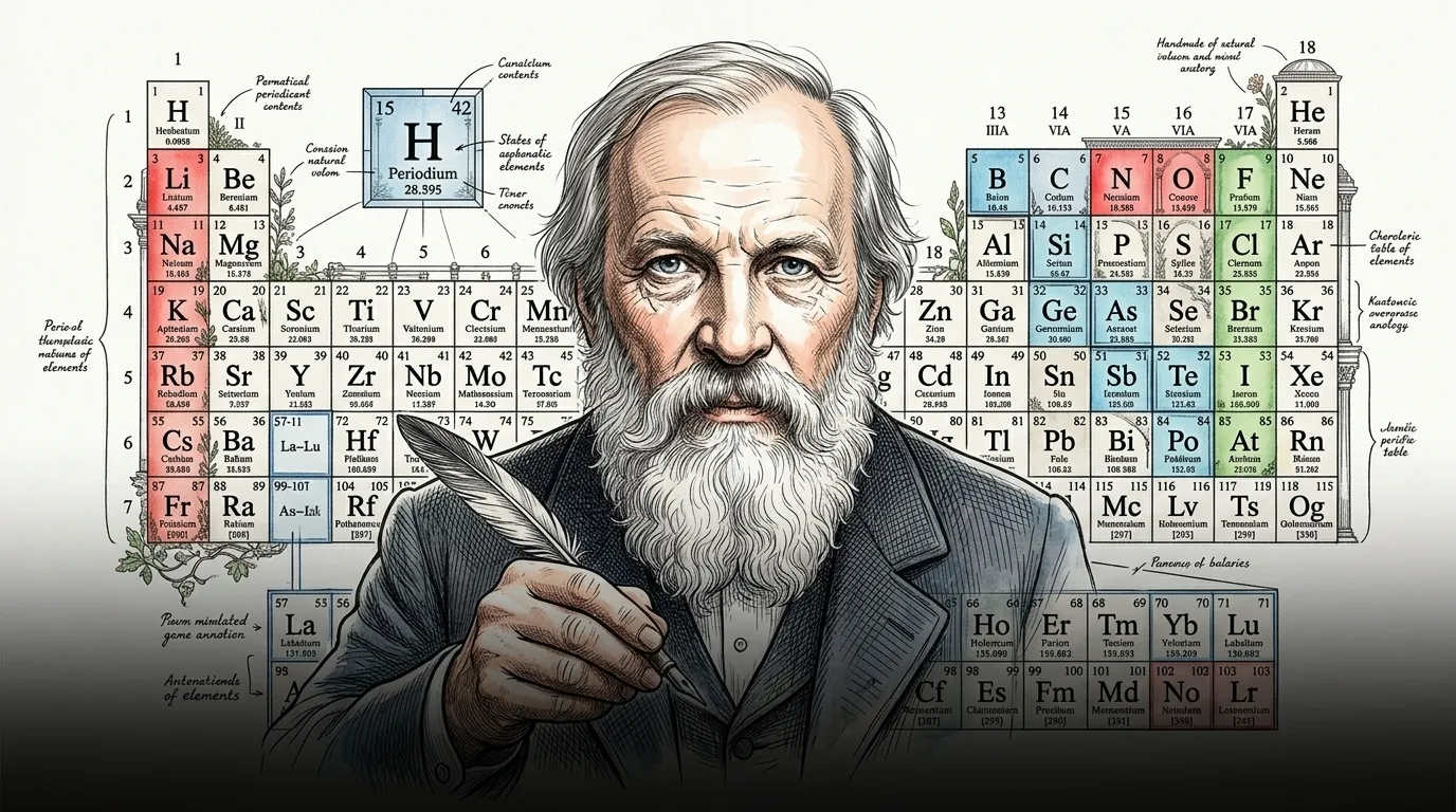 Dmitri Mendeleev — 图书封面 — Wonder People