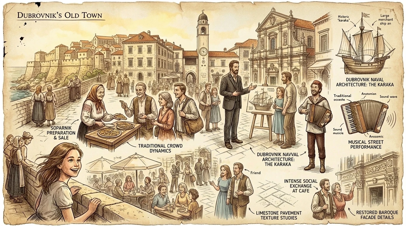 杜布罗夫尼克(Dubrovnik)的韧性,体现在其精心修复的建筑和充满活力的文化中,是其人民不屈不挠精神的证明。 杜布罗夫尼克(Dubrovnik)的韧性,体现在其精心修复的建筑和充满活力的文化中,是其人民不屈不挠精神的证明。