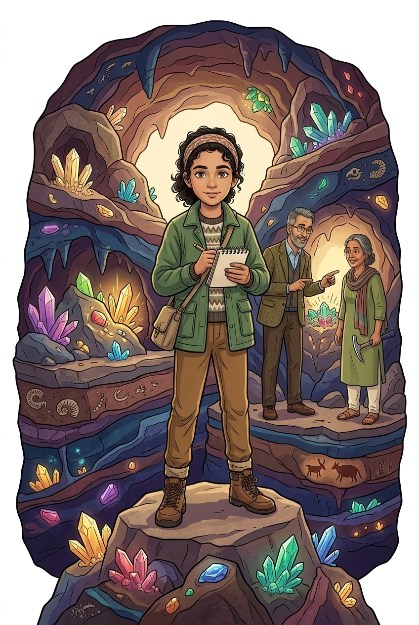 Earth's Labyrinth: Finding Precious Gems — 图书封面 — Wonder Science