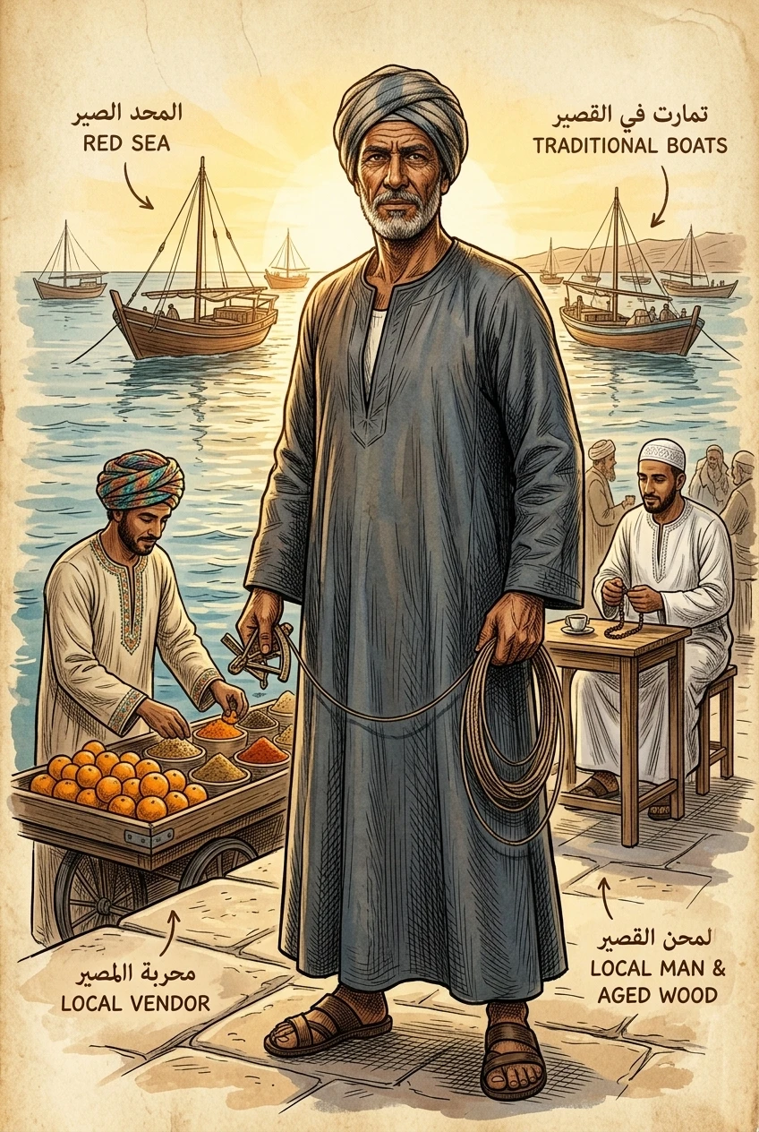 El Quseir, Egypt — 图书封面 — Wonder Travel