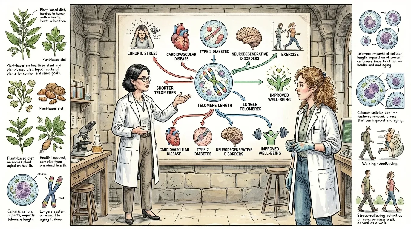 除了癌症,端粒生物学深刻影响着人类健康和衰老的广阔领域。较短的端粒与许多年龄相关疾病的风险增加有关,包括心血管疾病、二型糖尿病和神经退行性疾病。 除了癌症,端粒生物学深刻影响着人类健康和衰老的广阔领域。较短的端粒与许多年龄相关疾病的风险增加有关,包括心血管疾病、二型糖尿病和神经退行性疾病。