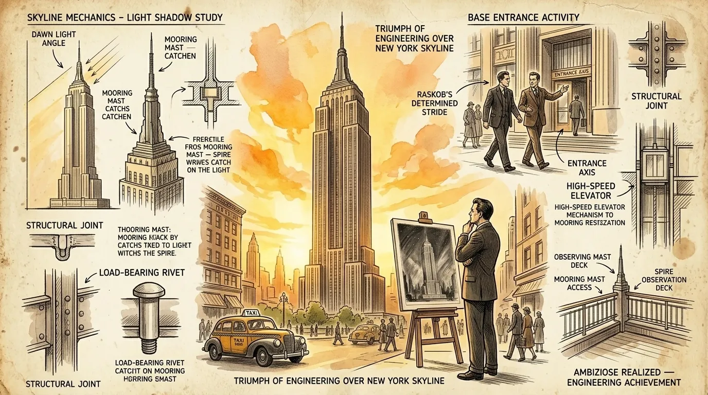 Empire State Building (New York City, USA — 1931) — page 8 illustration — Wonder Arts