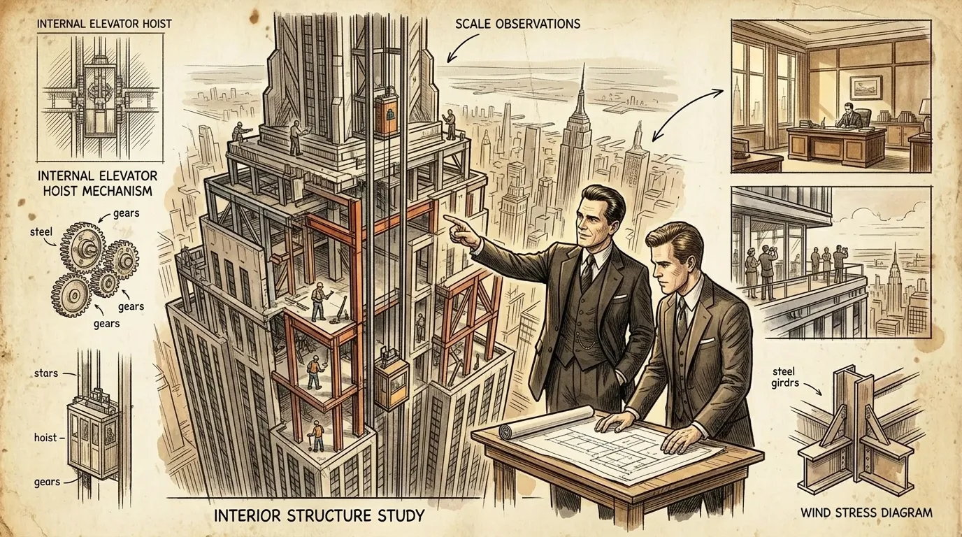 Empire State Building (New York City, USA — 1931) — page 9 illustration — Wonder Arts