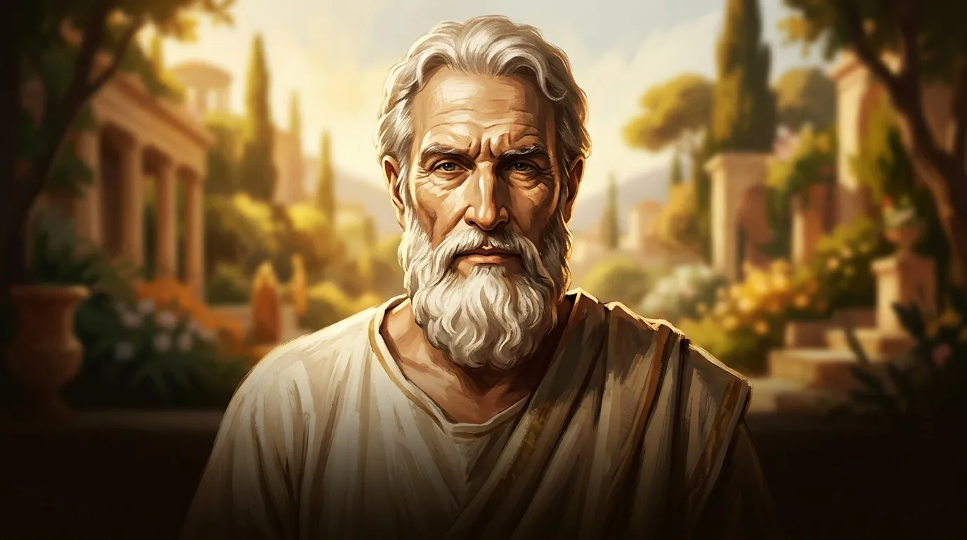 Epicurus — 图书封面 — Wonder Philosophy