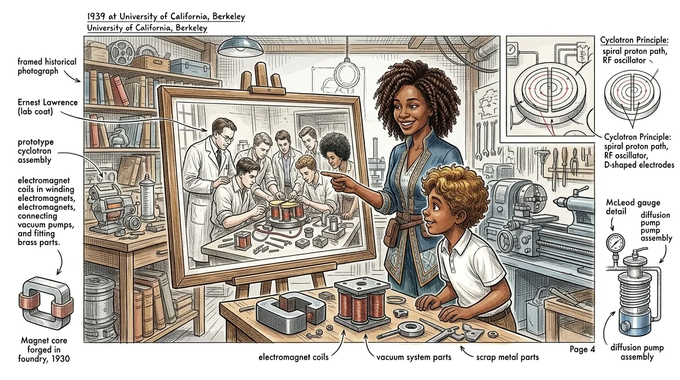 Ernest Lawrence — page 4 illustration — Wonder Science Ernest Lawrence — page 4 illustration — Wonder Science