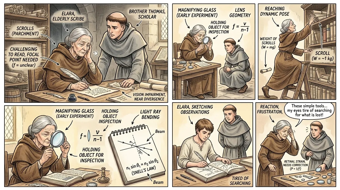 Without effective visual correction, tasks requiring fine detail became impossible, forcing many into early retirement from their vocations. Without effective visual correction, tasks requiring fine detail became impossible, forcing many into early retirement from their vocations.