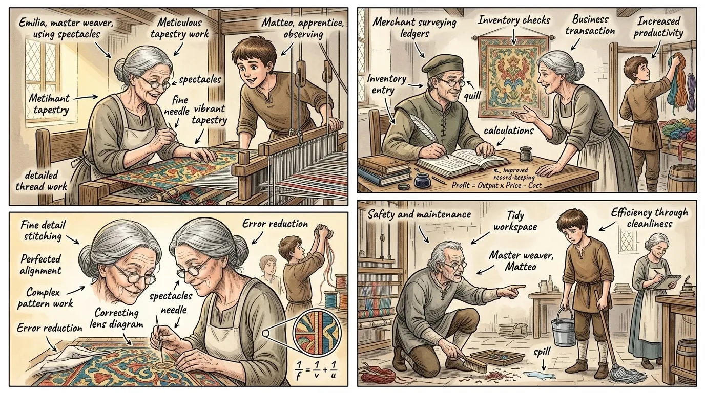 Initially viewed with suspicion or as a novelty for the wealthy, eyeglasses slowly gained acceptance. Their transformative power for scholars, artisans, and… Initially viewed with suspicion or as a novelty for the wealthy, eyeglasses slowly gained acceptance. Their transformative power for scholars, artisans, and…