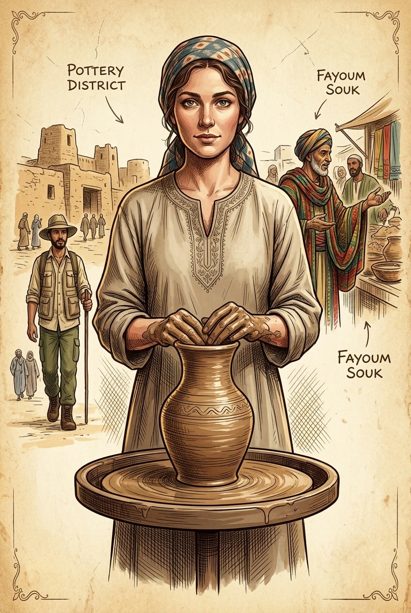 Fayoum, Egypt — 图书封面 — Wonder Travel