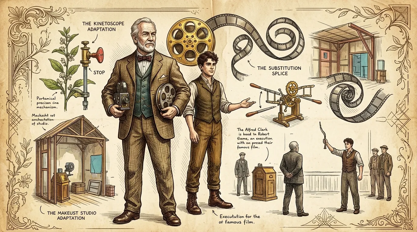 First Special Effects Film by Alfred Clark (USA — 1895) — 图书封面 — Wonder Arts