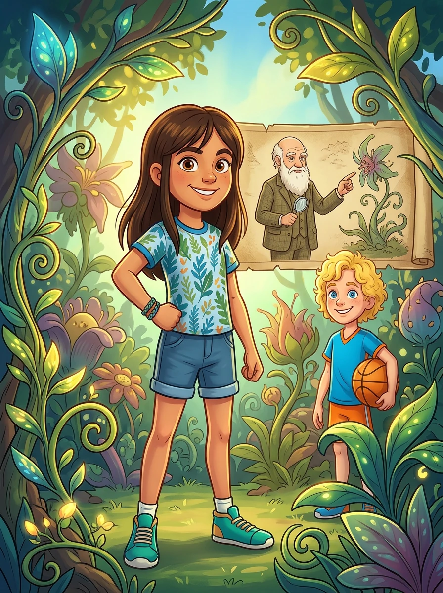 芙罗拉的奇妙植物困境 — 图书封面 — Wonder Books