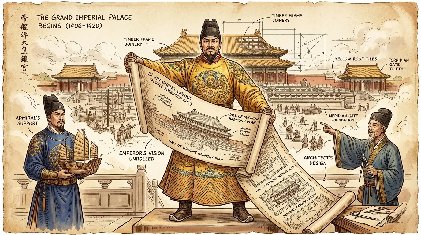 Forbidden City (Beijing, China — 1406–1420) — 图书封面 — Wonder Arts